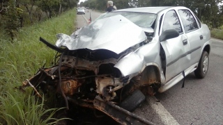 Acidente aconteceu no km 441,9 da BR-242, próximo ao município de Cariri do Tocantins