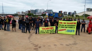  Aprovados no Concurso Público da Defesa Social fazem manifestação em Brasília 