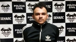 André Souza Silva, 22 anos, foi preso na manhã de hoje 