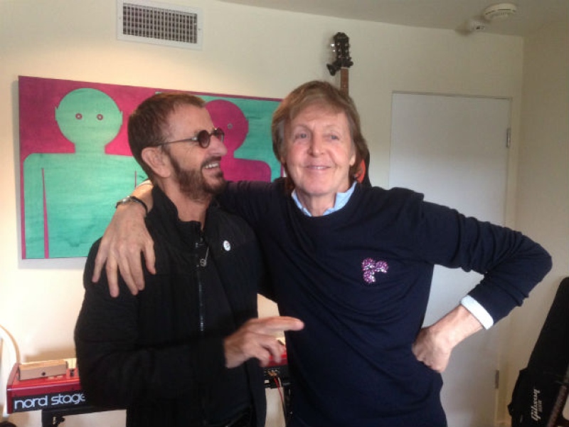 Paul McCartney e Ringo Starr 