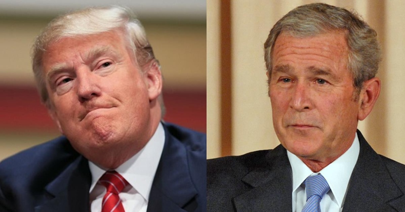 Bush e Trump