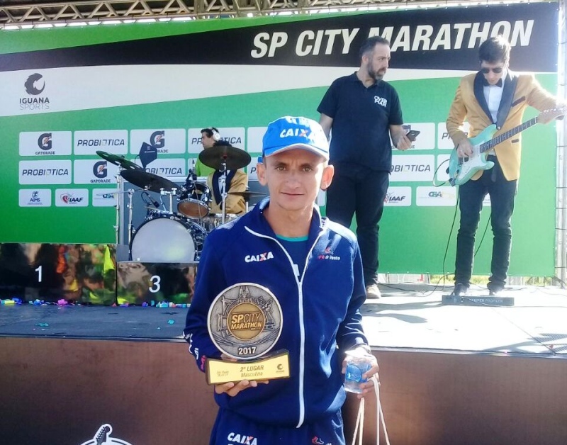 Antônio Wilson conquista segunda possição na maratona de São Paulo