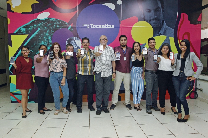 Equipe que faz o Jornal do Tocantins acontecer