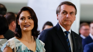 Michelle e Bolsonaro 