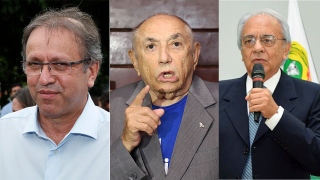 Ex-governadores Marcelo Miranda, Siqueira Campos e Moisés Avelino
