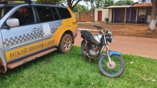 Moto recuperada em Santa Maria do Tocantins 