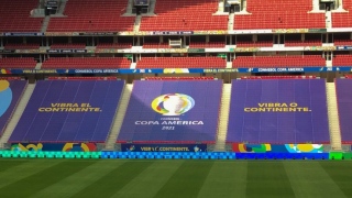 O estádio Mané Garrincha em Brasília será uma das arenas que sediarão jogos da Copa América