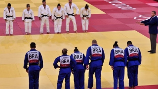 Brasil enfrentou Israel na repescagem do judô por equipes