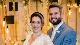 Prefeita Cinthia Ribeiro e advogado Eduardo Montoan se casam