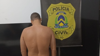 Homem preso em Palmas suspeito do crime