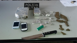Drogas encontradas em Guaraí
