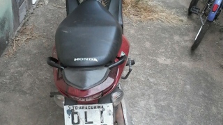 Motocicleta roubada em Araguaína 