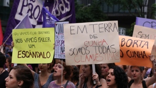 Protesto contra Cunha 
