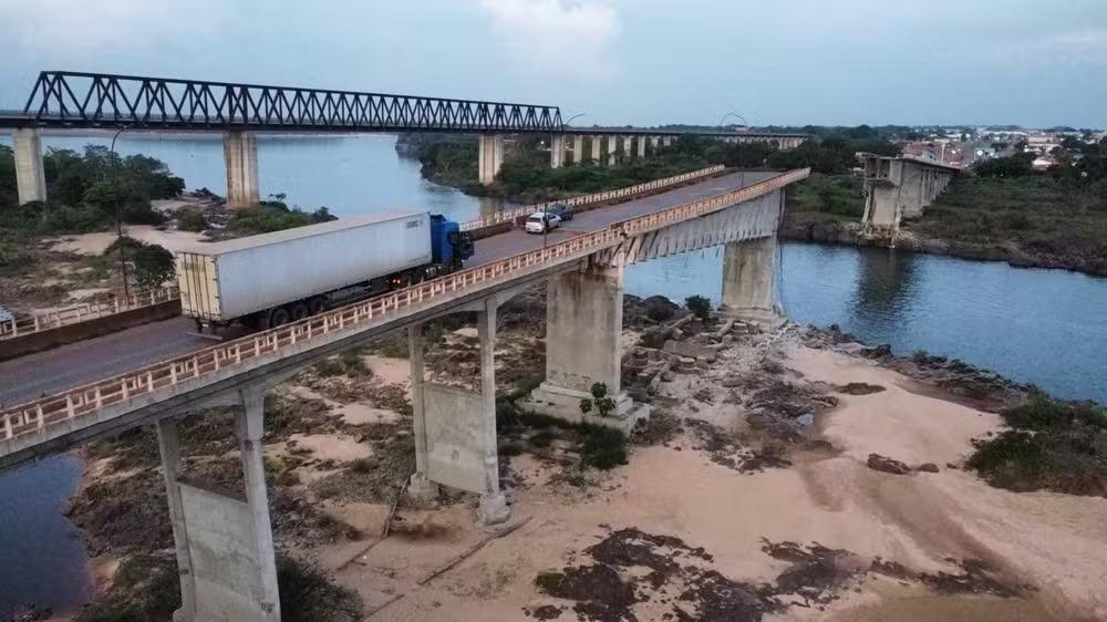 Ponte Juscelino Kubitschek de Oliveira após desabamento (Francisco Sirianno/Grupo Mirante)