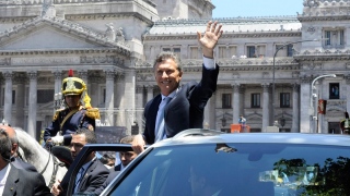 Macri em discurso na Argentina 