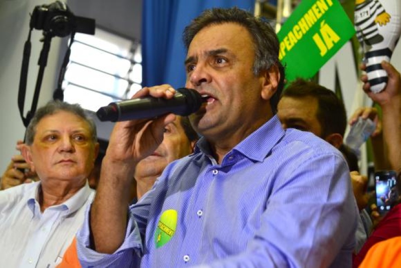 Aécio Neves diz que PSDB unificou discurso pró-impeachment de Dilma