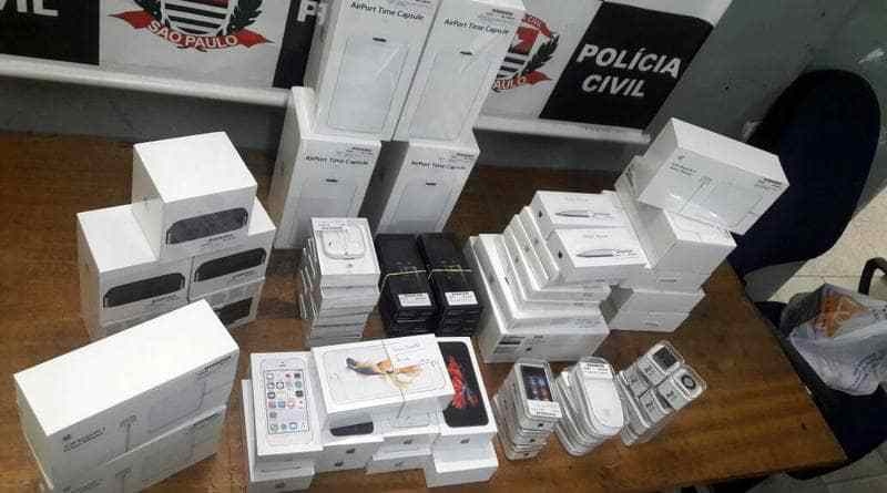Criminosos roubam mais de R$ 70 mil em loja da Apple em shopping