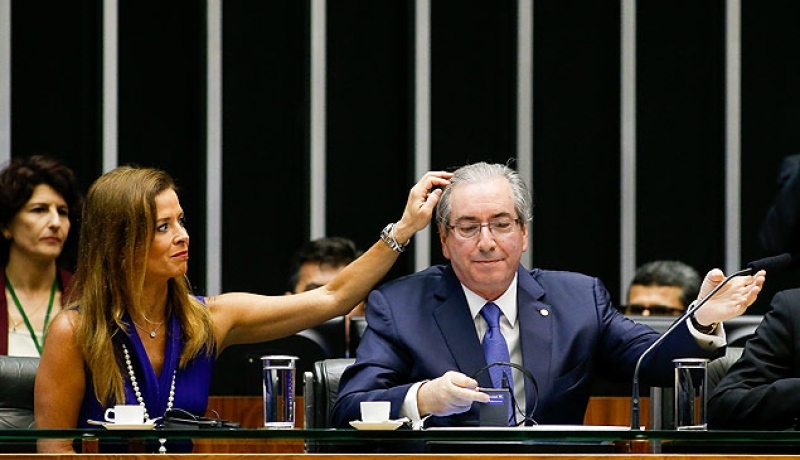 Eduardo Cunha e Claúdia Cruz