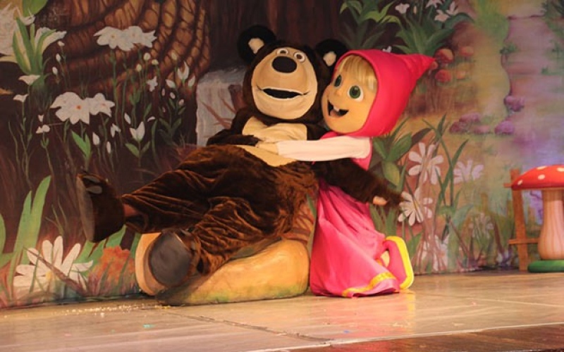 Espetáculo infantil Masha e o Urso 
