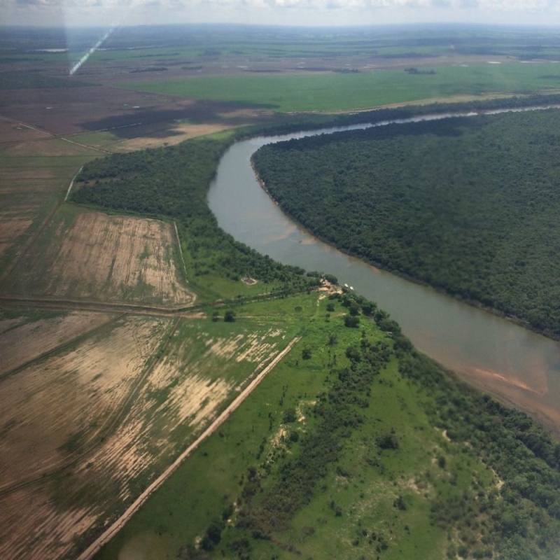 Técnicos do Naturatins sobrevoaram rios da bacia do Rio Formoso
