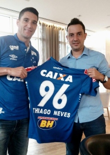 'Agora ninguém vai apagar': Cruzeiro confirma contratação de Thiago Neves