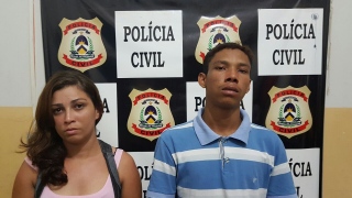 Felipe Moreira Siel, 18 anos de idade e de sua companheira, Regina Ribeiro da Silva, de 24 anos