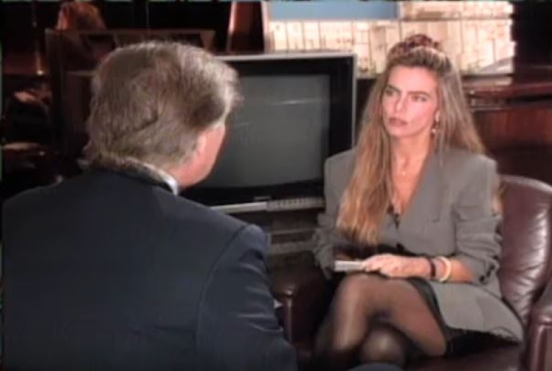 Bruna Lombardi entrevista Donald Trump
