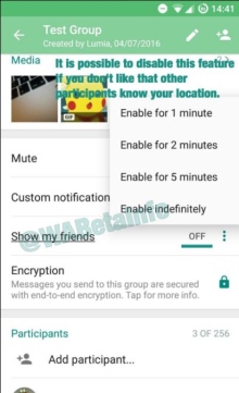 Saiba como ativar o rastreamento em tempo real na nova atualização do WhatsApp