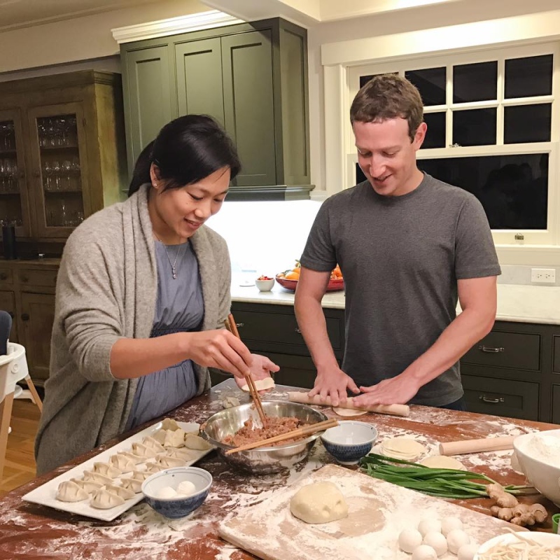 Mark Zuckerberg e Priscila