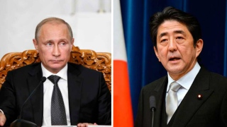 Vladimir Putin e Shinzo Abe