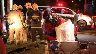 Mãe e filho, mortos em acidente provocado por um racha em Brasília, são cremados em Valparaíso