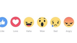 reações facebook