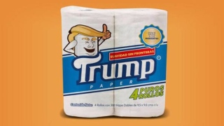 Papel higiênico Trump