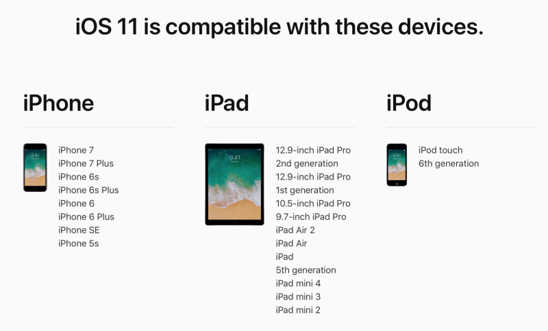 iOS 11 não será compatível com todos iPhones e iPads; veja se o seu está de fora