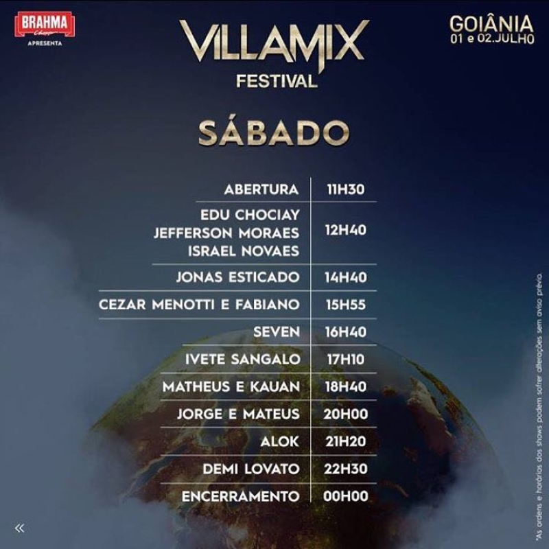 Villa Mix Goiânia 2017 - Sábado