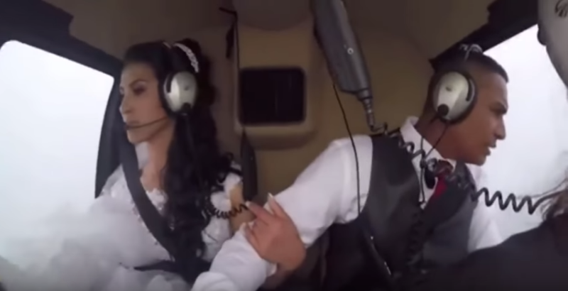 Cenas fortes: Vídeo de dentro do helicóptero mostra queda que matou noivos em São Paulo