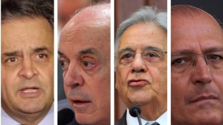 Aécio Neves, José Serra, Fernando Henrique Cardoso e Geraldo Alckmin