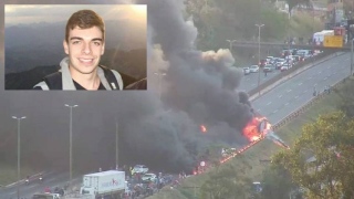 Estudante de medicina e pais morrem após carreta arrastar oito carros e explodir em BH