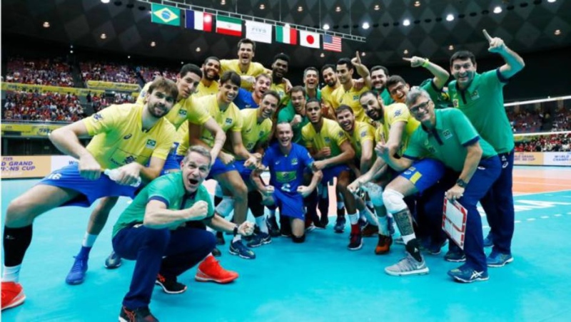 Brasil comemora o título da Copa dos Campeões