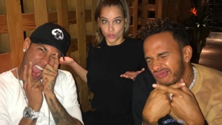 Neymar, Barbara Palvin e Lewis Hamilton