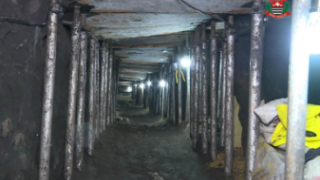 túnel escavado tinha sistema de iluminação