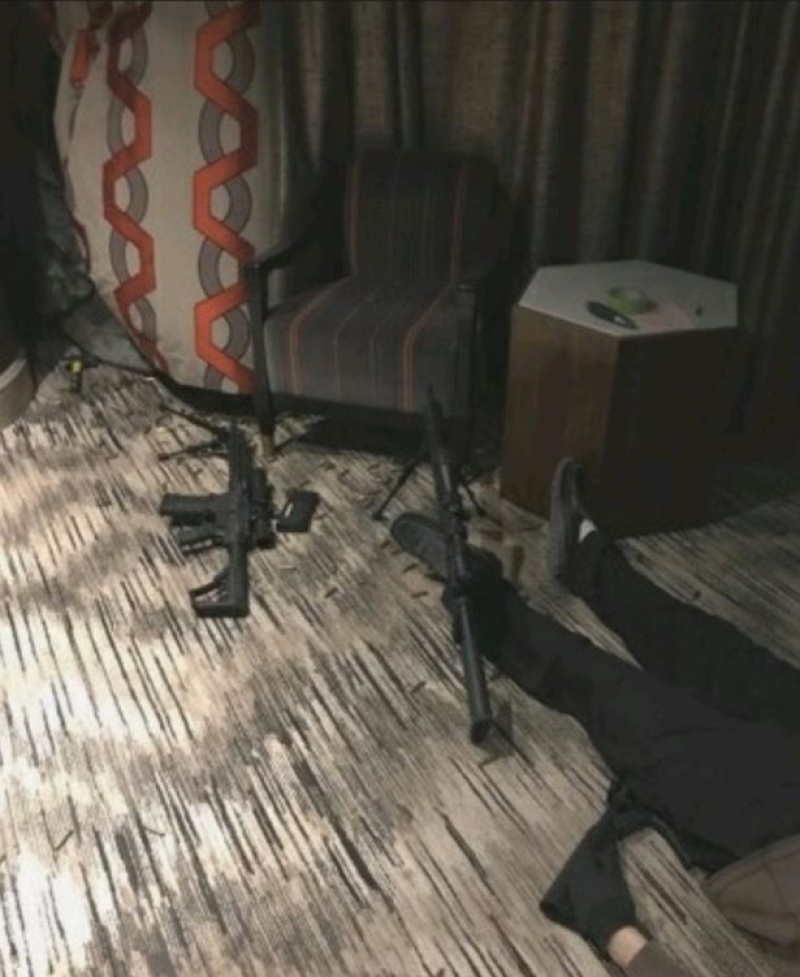 Divulgadas fotos do quarto onde corpo do atirador de Las Vegas foi encontrado