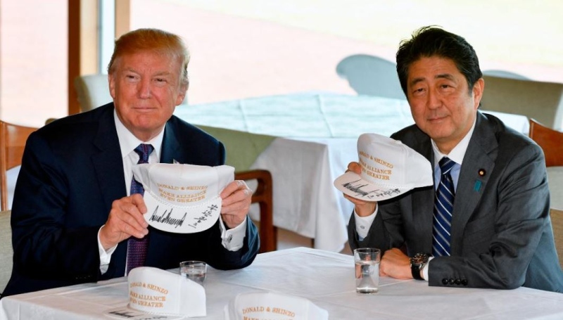 Donald Trump e Shinzo Abe