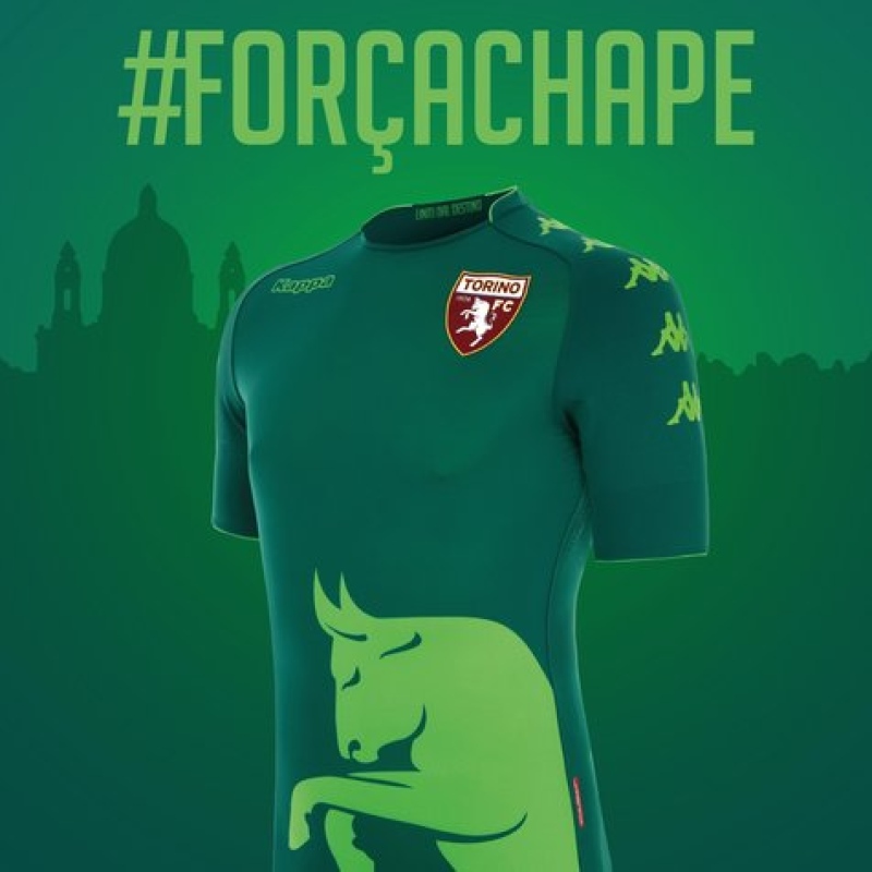 Torino divulga camisa verde em homenagem à Chape