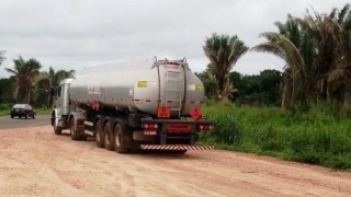 Caminhão tanque roubado no Maranhão