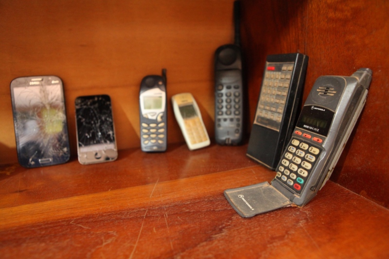 Aparelhos celulares antigos