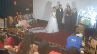 Casamento foi realizado no último sábado no Cine Cultura 