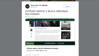 Site bolsonarista exibe tuíte falso em novo ataque contra jornalista do Estadão