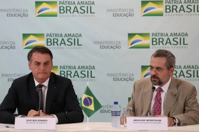 Jair Bolsonaro e Abraham Weintraub