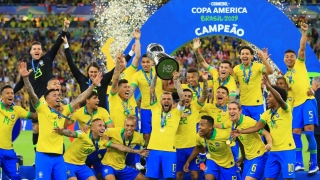 Daniel Alves levanta troféu